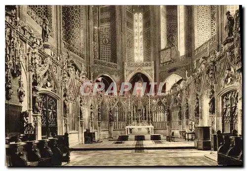 Ansichtskarte AK Cathedrale d'Albi Le Sanctuaire du Choeur et l'Autel Majeur