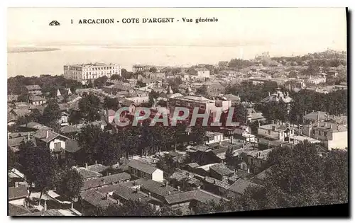 Ansichtskarte AK Arcachon Cote d'Argent Vue generale