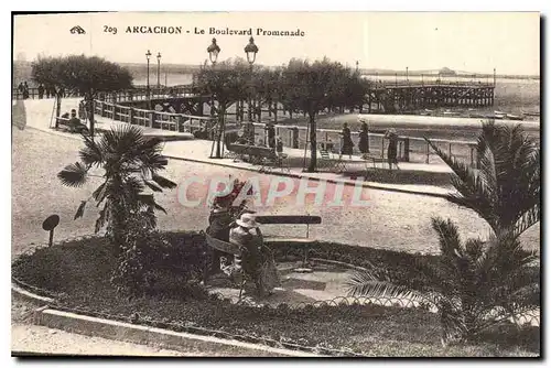 Cartes postales Arcachon Le Boulevard Promenade