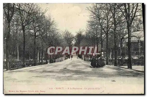 Ansichtskarte AK Nancy A la Pepiniere Le grande Allee