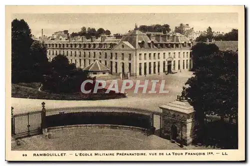 Cartes postales Rambouillet L'Ecole Militaire Preparatoire Vue de la Tour Francois