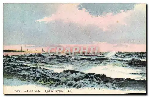 Cartes postales Le Havre Effet de Vagues