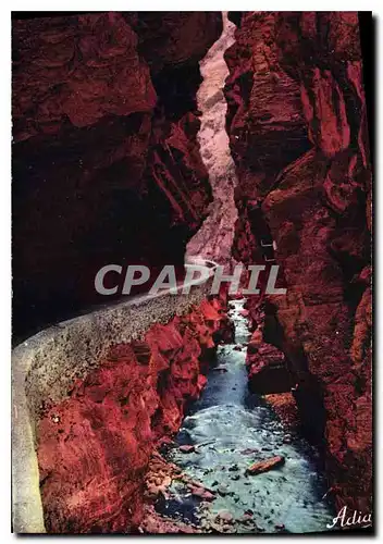 Ansichtskarte AK Les Gorges du Cians AM Interieur des Gorges et la Route de Beuil