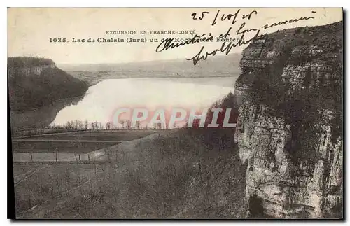 Cartes postales Excursion en Franche Comte Lac de Chalain Jura