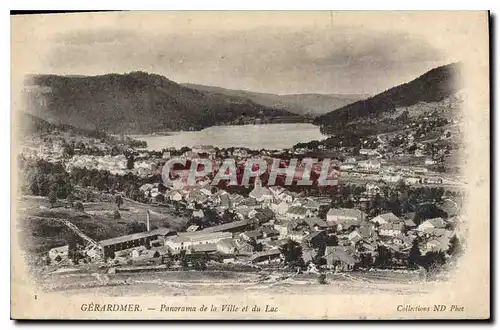 Ansichtskarte AK Gerardmer Panorama de la Ville et du Lac