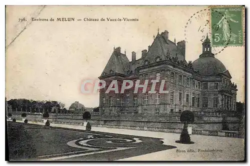 Ansichtskarte AK Environs de Melun Chateau de Vaux le Vicomte