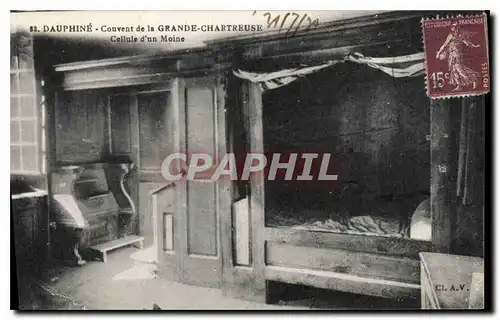 Cartes postales Dauphine Couvent de la Grande Chartreuse Cellule d'un Moine