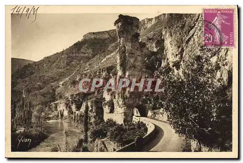 Ansichtskarte AK Gorges du Tarn Pougnadoire Lozere La Tour Eiffel