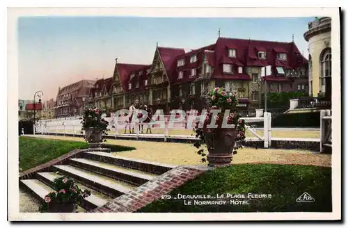 Cartes postales Deauville La Plage Fleurie Le Normandy Hotel