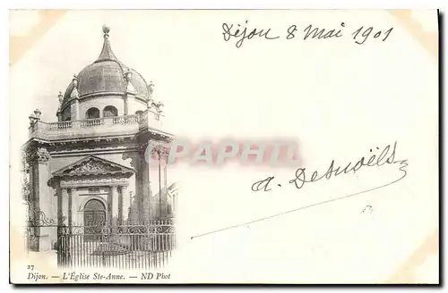 Cartes postales Dijon L'Eglise Ste Anne