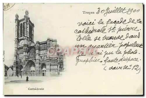Cartes postales Troyes Cathedrale