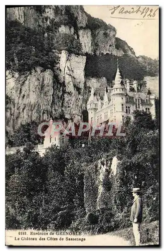 Cartes postales Environs de Grenoble Le Chateau des Cotes de Sassenage