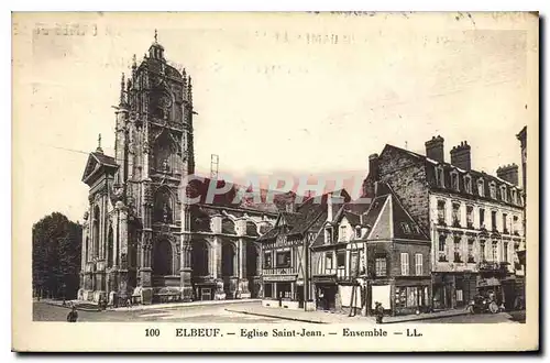 Cartes postales Elbeuf Eglise Saint Jean Ensemble