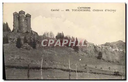 Cartes postales L'Auvergne Cantal Tournemire Chateau d'Anjony