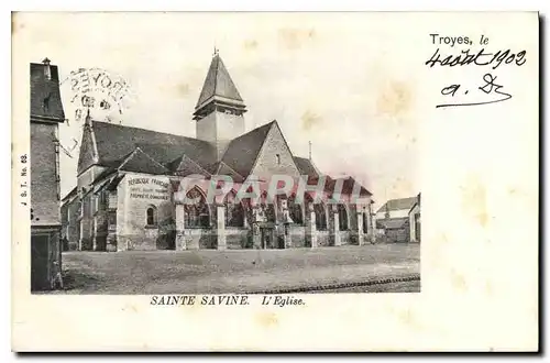 Ansichtskarte AK Sainte Savine L'Eglise