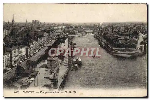 Ansichtskarte AK Nantes Vue panoramique