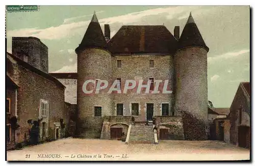 Cartes postales Nemours Le Chateau et la Tour