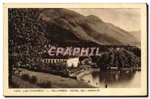 Cartes postales Lac d'Annecy Talloires Hotel de l'Abbaye