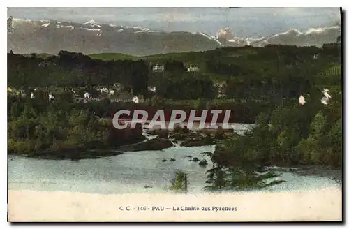 Cartes postales Pau La Chaine des Pyrenees