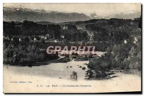 Cartes postales Pau La Chaine des Pyrenees