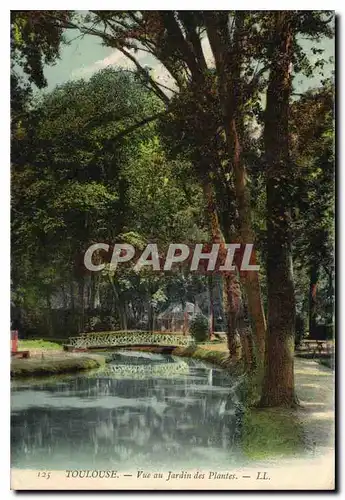 Ansichtskarte AK Toulouse Vue au Jardin des Plantes