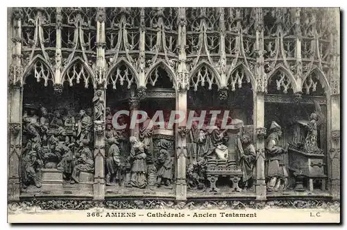 Cartes postales Amiens Cathedrale Ancien Testament