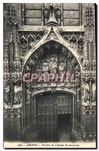 Cartes postales Amiens Porche de l'Eglise St Germain