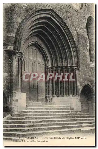 Cartes postales Valreas Porte meridionale de l'Eglise XII siecle