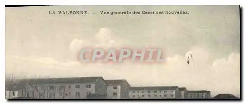 Cartes postales La Valbonne Vue generale des Casernes nouvelles Militaria