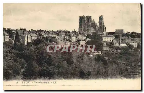 Cartes postales Laon Vue Generale