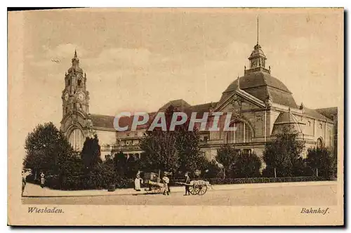 Cartes postales Wiesbaden Bahnhof