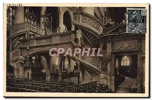 Cartes postales Paris En Flannant Eglise St Etienne du Mont Le Jube et Porte de droite