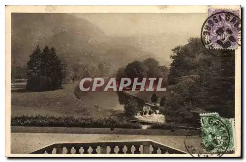 Ansichtskarte AK Chateau de Vizille Isere Le Parc vu de l'Escalier d'Honneur