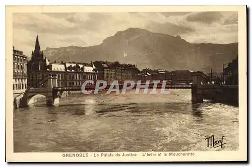 Ansichtskarte AK Grenoble Le Palais de Justice L'Isere et le Moucherotte