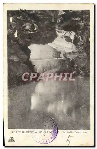 Cartes postales Le Lot Illustre Padirac La Riviere Souterraine