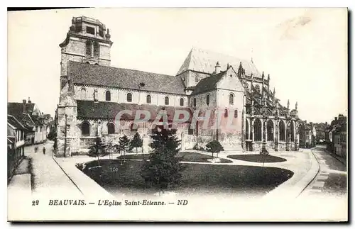 Cartes postales Beauvais L'Eglise Saint Etienne