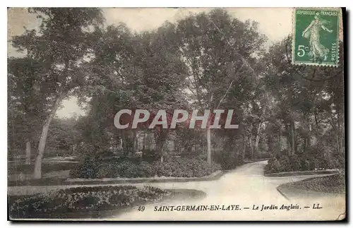 Cartes postales Saint Germain en Laye Le Jardin Anglais