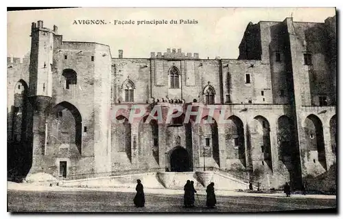 Cartes postales Avignon Facade principale du Palais