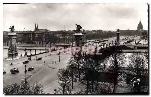 Ansichtskarte AK Paris et ses Merveilles Le pont Alexandre III et l'esplanade des Invalides