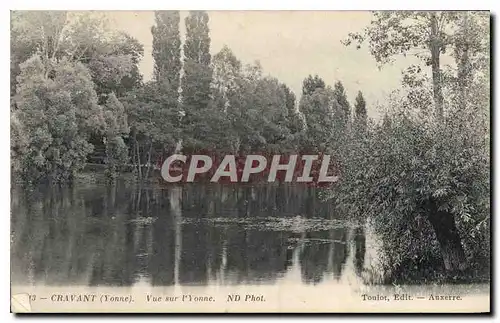 Ansichtskarte AK Cravant Yonne Vue sur l'Yonne