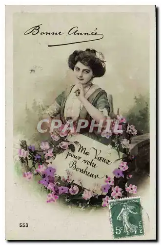 Cartes postales Bonne Annee Femme