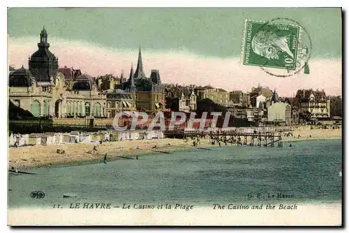 Cartes postales Le Havre Le Casino et la Plage