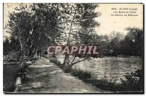 Cartes postales Olivet Loiret Les Bords du Loiret Le Chemin de Robinson