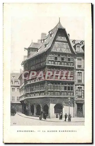 Ansichtskarte AK Strasbourg La Maison Kammerzell