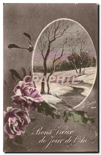 Cartes postales Bon Voeux de Jour de l'An