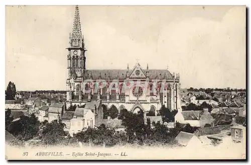 Cartes postales Abbeville Eglise Saint Jacques