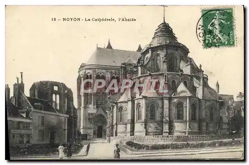 Cartes postales Noyon La Cathedrale L'Abside