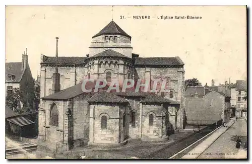 Ansichtskarte AK Nevers L'Eglise Saint Etienne