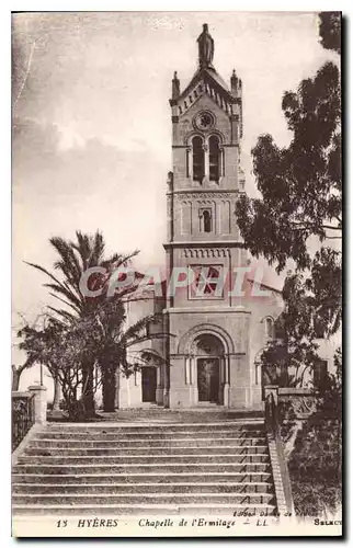 Cartes postales Hyeres Chapelle de l'Ermitage