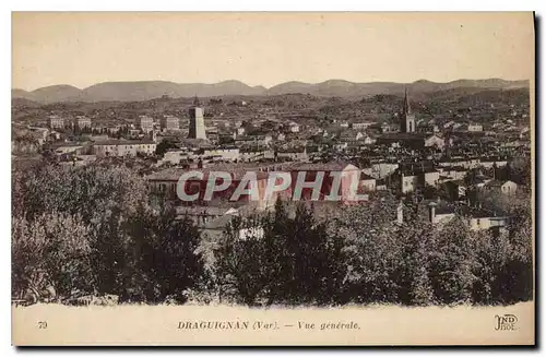 Cartes postales Draguignan Var Vue generale